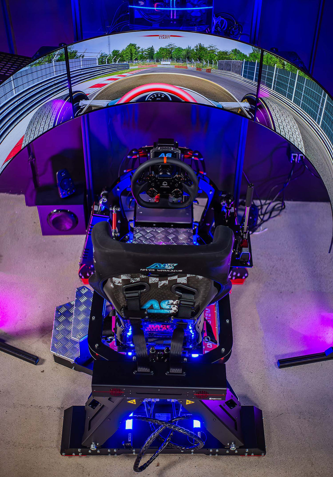 Apevie AS3 4DOF Motion Simulator with QSV20 Cockpit | Racing & Flight