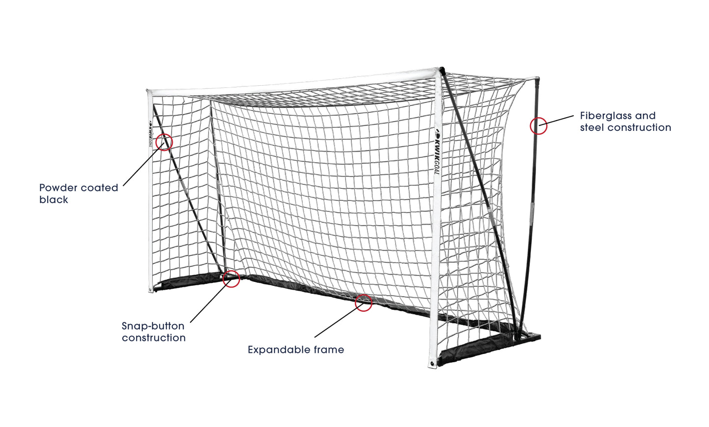 Kwik Flex® Futsal Goal – Kwik Goal 2P1901
