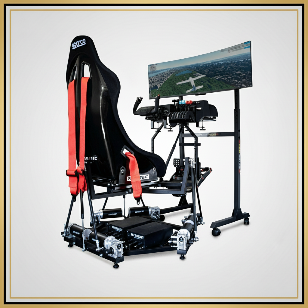 Apevie - TurnKey System (6 DOF) Motion Platform Flight Simulator