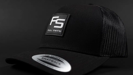 Full Swing® Snapback Hat – Black