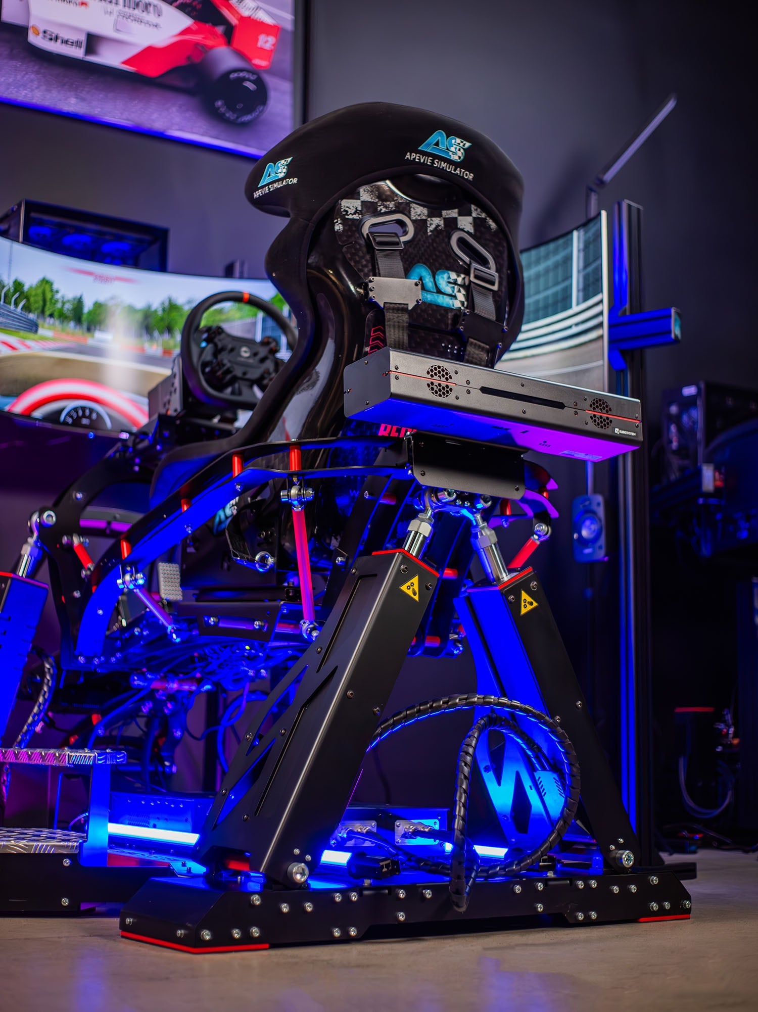 Apevie - AS3 4DOF Motion Simulator with QSV20 Cockpit | Racing & Flight