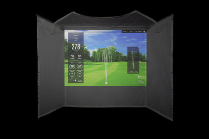HomeCourse® ProScreen 180 – Premier Indoor Golf Simulator Enclosure