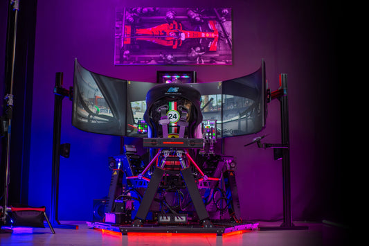 Apevie AS1 6DOF Racing Simulator with QS-S25 Spider Motion Platform | Racing